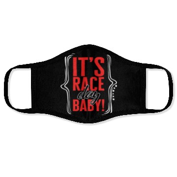 Discover Racing Face Masks, It's Race Day Baby Face Masks, Racing