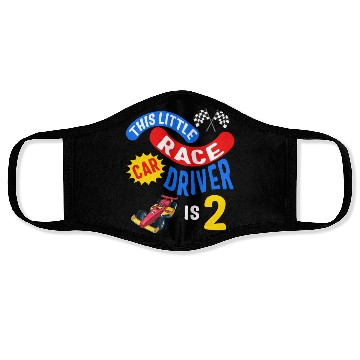 Discover Little Race Car Driver Is 2 Future Race Driver, Face Masks