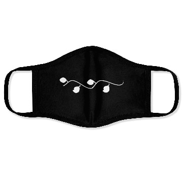 Discover branch leaves nature icon Face Masks