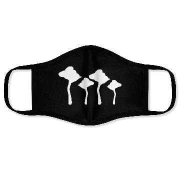 Discover four trees symbol forest nature Face Masks