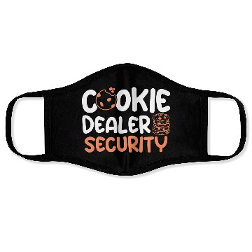 Discover Cookie Dealer Security Sweet Cookies Baking Baker Face Masks