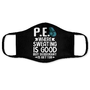 Discover PE Teacher Education Gym Physical Education Face Masks