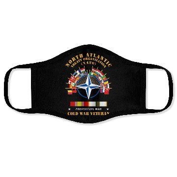 Discover Army NATO Preventing War COLD SVC X 300 Face Masks