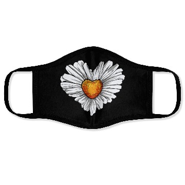 Discover Gardener Daisy Heart Daisy Gardener Face Masks