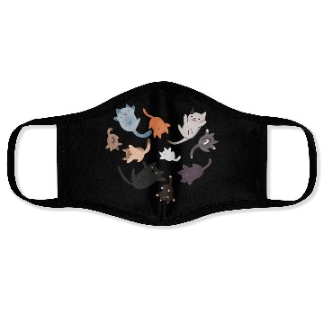 Discover Chibi Cat Heart Face Masks