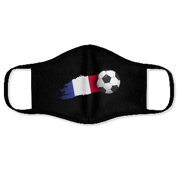 Discover France Soccer Ball Gift Face Masks