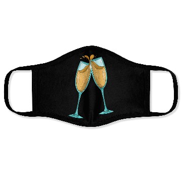 Discover Champagne Glasses / Cheers Face Masks