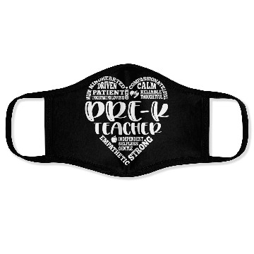 Discover Pre K teacher, prek teacher, pre-k Face Masks