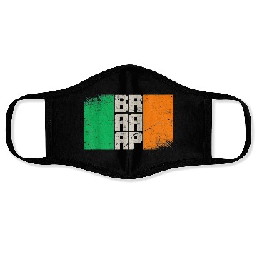 Discover Dirt Biker Irish flag motocross Face Masks