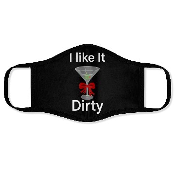 Discover Martini Lover I Like It Dirty Martini Women Men Face Masks