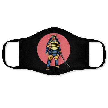 Discover Anime Samurai Japanese Ronin Face Masks