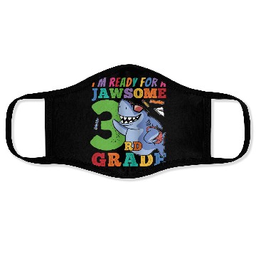 Discover Third Grader Awesome Kid Back To School Gift Idea Face Masks