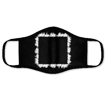 Discover square frame grass Face Masks