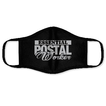 Discover Essential Postal Worker Mailman Postman Courier Face Masks
