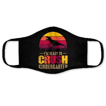 Discover I’m ready to crush kindergarten Face Masks