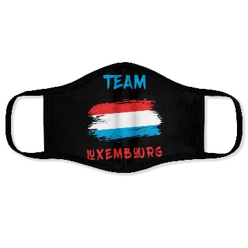 Discover Team Luxembourg flags design Face Masks