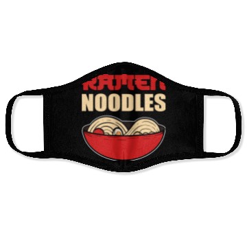 Discover Ramen Noodles Chef Gift Face Masks