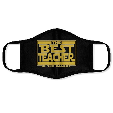 Discover The best teacher in the galaxy Face Masks