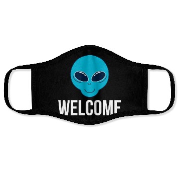Discover Welcome aliens Face Masks
