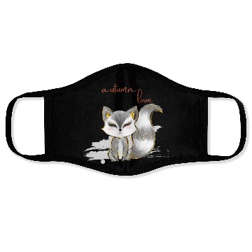 Discover Leaf Autumn Tree Orange Fall Leaves Season Face Masks