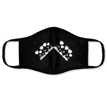 Discover flowers symbol plants roses flower triangle Face Masks