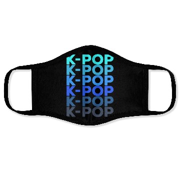 Discover K-POP blue repetition from WhatTheKpop Face Masks