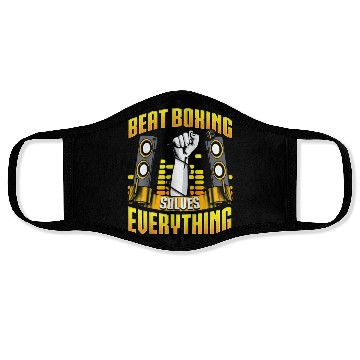 Discover Beat Boxing Solves Everything Face Masks