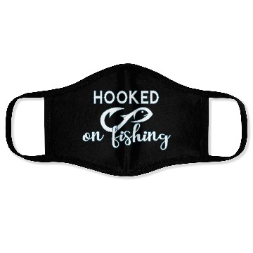 Discover Hooked on fishing Face Masks