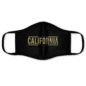 Discover California Long Beach Surfing Face Masks