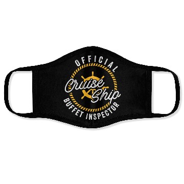 Discover Funny Cruise Ship Buffet Inspector Partners Face Masks
