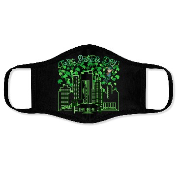 Discover Saint Patricks Day Brooklyn Face Masks