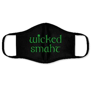 Discover Wicked Smaht Irish Boston Face Masks