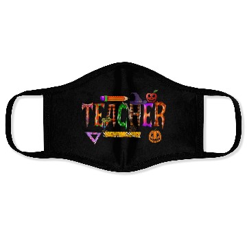 Discover Teacher Halloween Face Masks