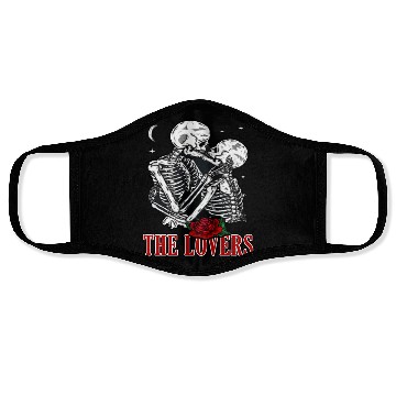 Discover The Lovers Vintage Tarot Card Astrology Skull Face Masks