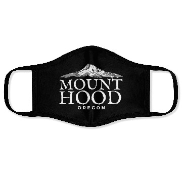 Discover Mount Hood Oregon Mountain Face Masks