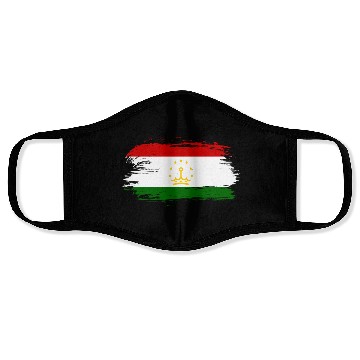 Discover Tajikistan flag Face Masks