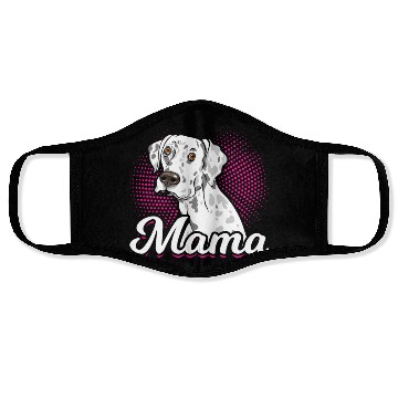 Discover Mama Dalmatian Dog Lover Face Masks