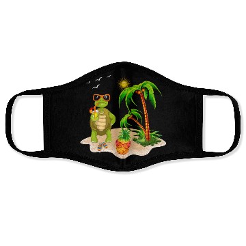 Discover Summer Turtle With Pineapple Face Masks
