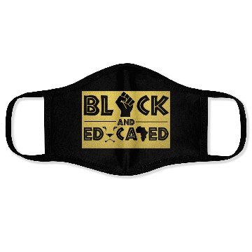 Discover Black and Educated Black History Month Face Masks