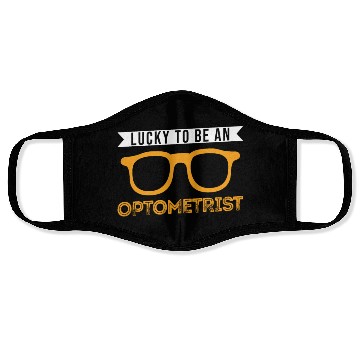 Discover Lucky To Be An Optometrist Optician Face Masks