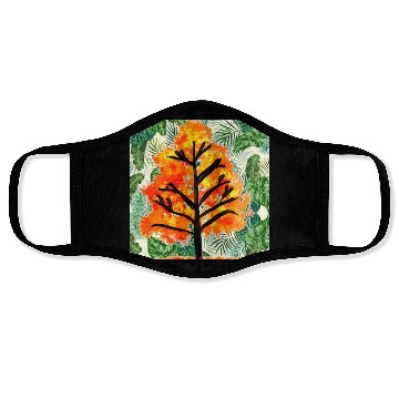 Discover Autumn Trees Face Masks