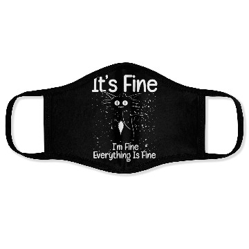 Discover Bleached Baseball Mom Messy cat Softball Mom Mothe Face Masks