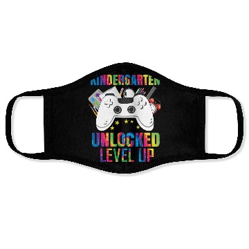 Discover Kindergarten Unlocked Level Up BackTo School Face Masks