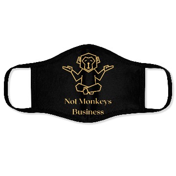 Discover Not monkey´s Business Face Masks