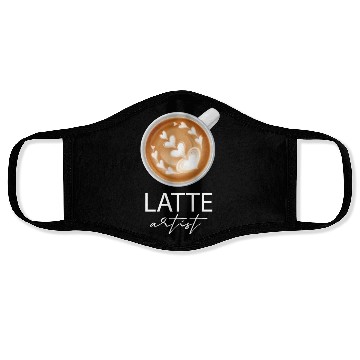 Discover Latte Artist Coffee Lover Face Masks