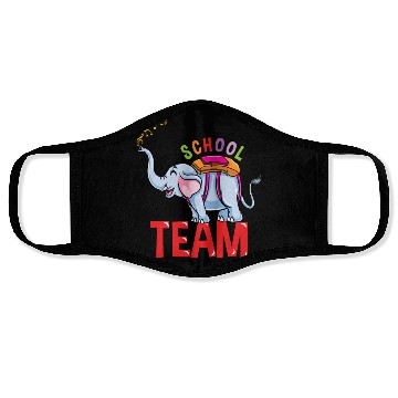Discover Back To School Elephant School Team Face Masks