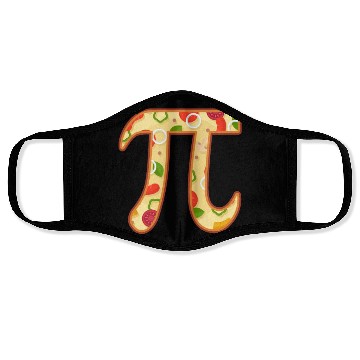 Discover Pizza Pi Day Pizza Eater Italian Mathematician Face Masks