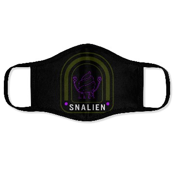 Discover Snail Alien Face Masks, Snalien Funny Weird Science