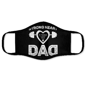 Discover Gym Dad Face Masks