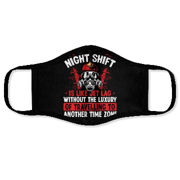 Discover Fire Hose Fire Masn Night Shift Firefighter Face Masks